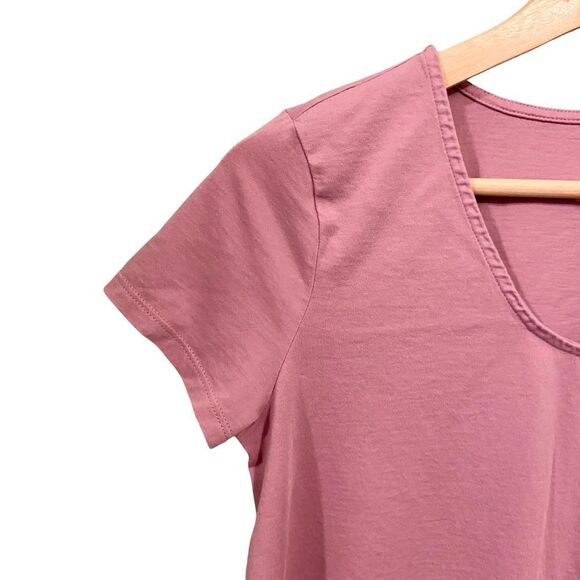 Pure Jill Side-Slit Elliptical Tee 100% Pima Cotton in Size XS Petite - Picture 7 of 9